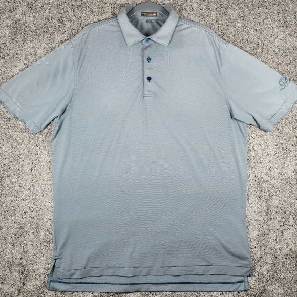 Peter Millar Other - Peter Millar Polo Shirt Mens Large Striped Summer Comfort Golf Top Excellent